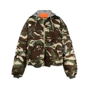 VETEMENTS camouflage-print bomber jacket – Khaki