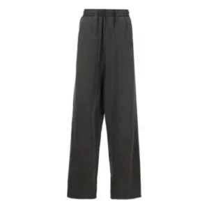 VETEMENTS elastic-waist wide-leg track pants – Smoky Black